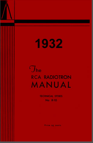 1932 Tube Data Sheet Manual